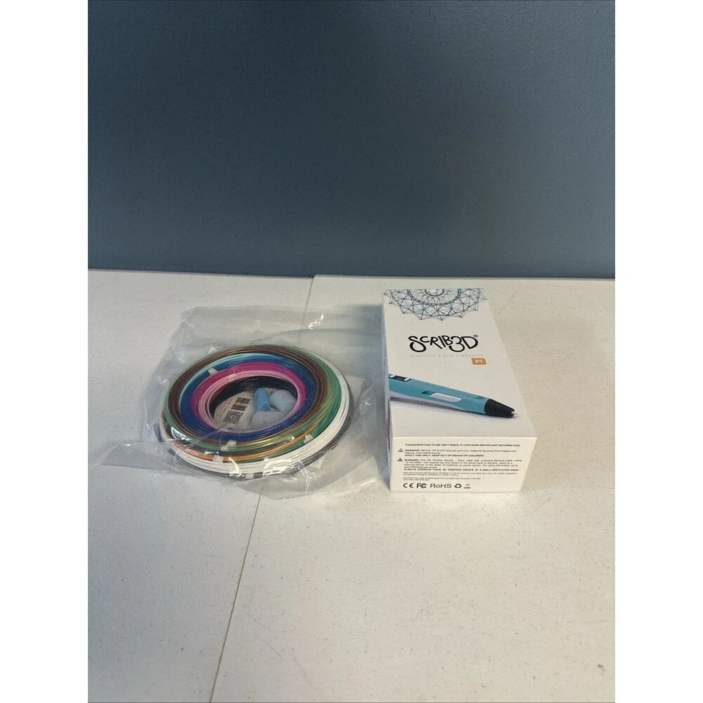 Scrib 3D-3D Pen With Filament Packs-Charger Bundled